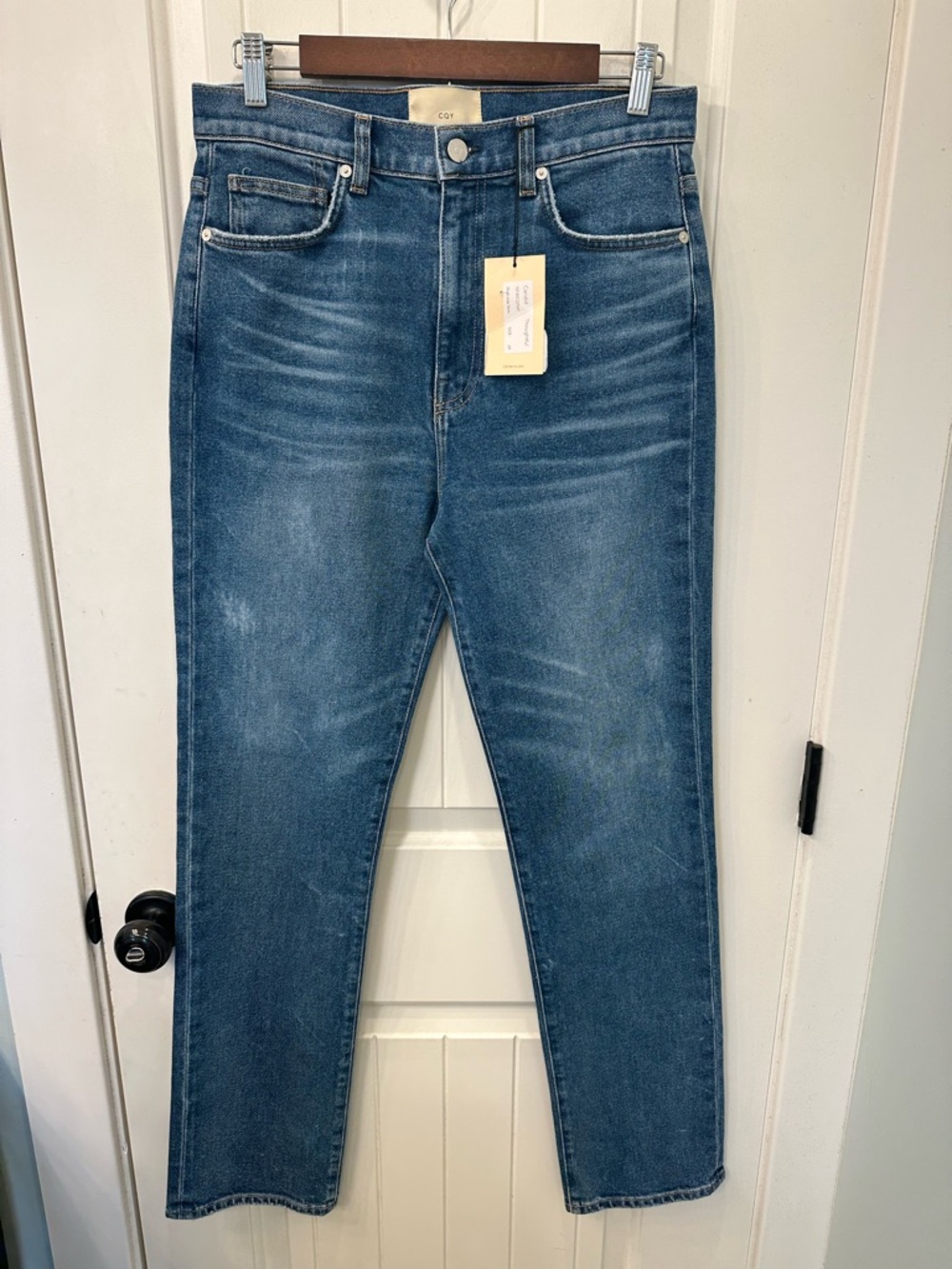 NWT CQY Candid High Rise Slim Straight Jeans Size 29